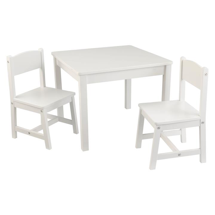 Kidkraft Aspen Table and 2 Chairs - White by KidKraft - Style Sourcebook