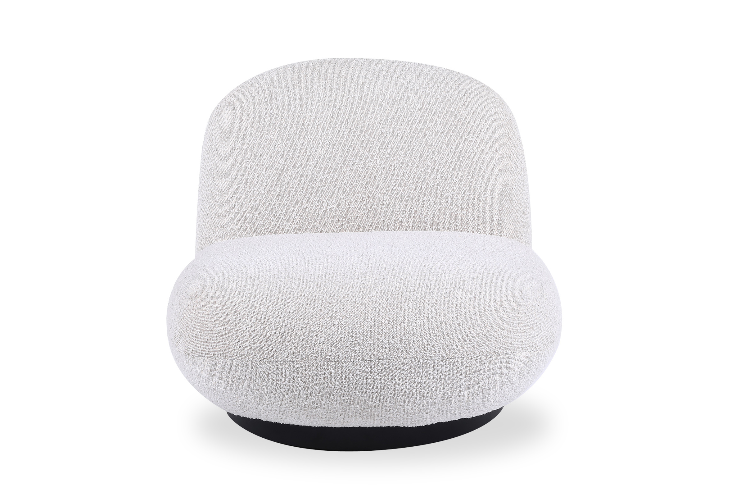 Lucy Armchair, Boucle Ivory Fabric, by Lounge Lovers by Lounge Lovers