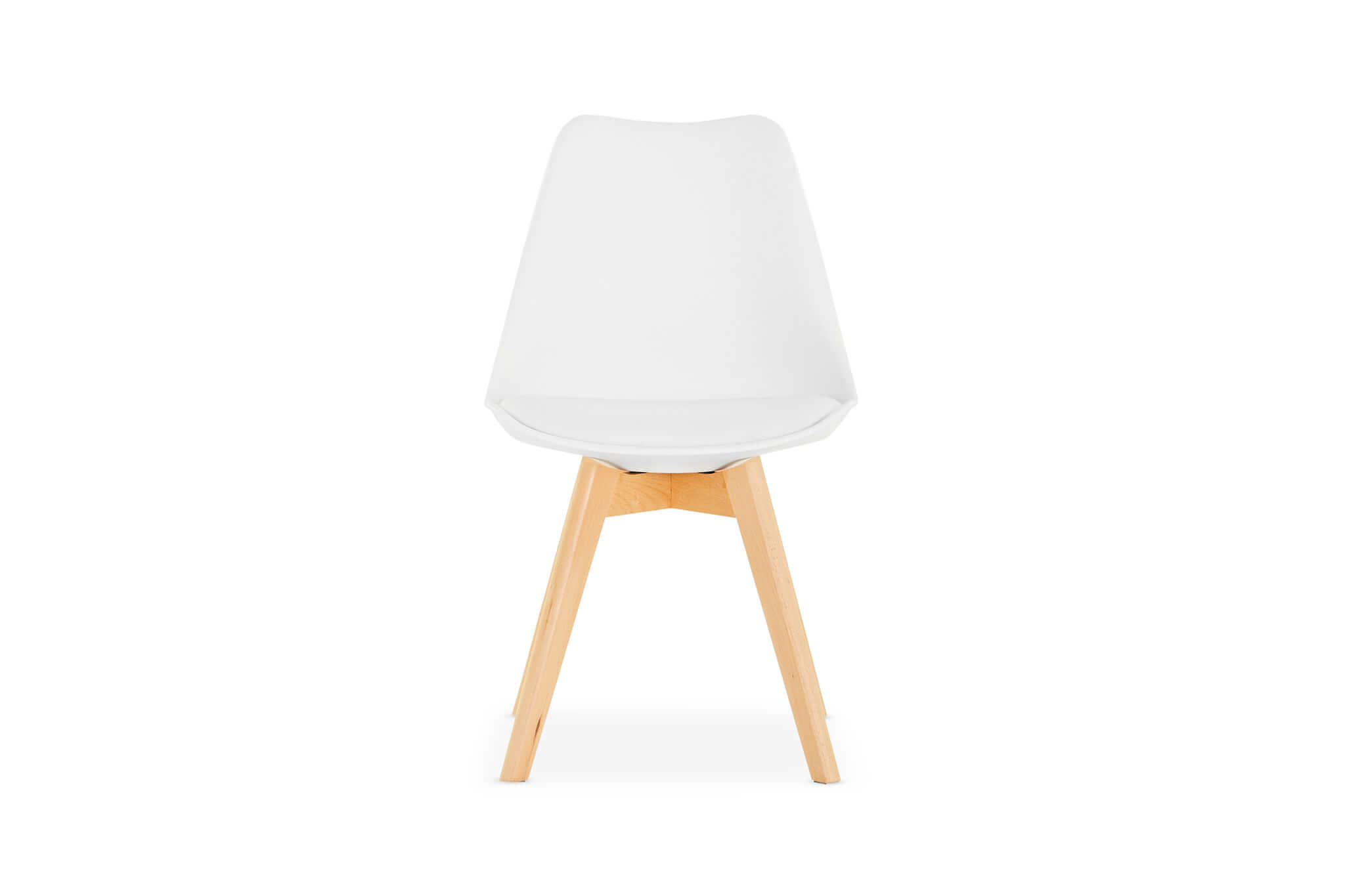 Nova Scandinavian Dining Chair, White, by Lounge Lovers by Lounge