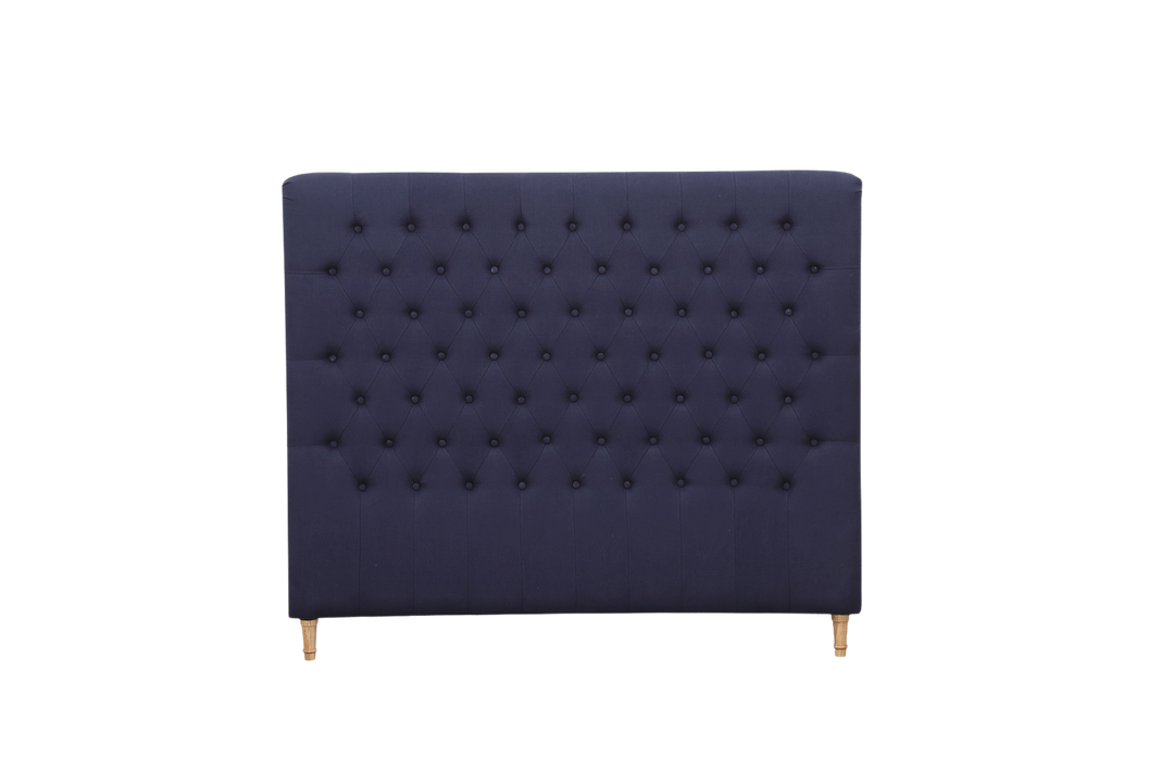 Levi' Chesterfield Linen Bedhead by Style My Home Style Sourcebook