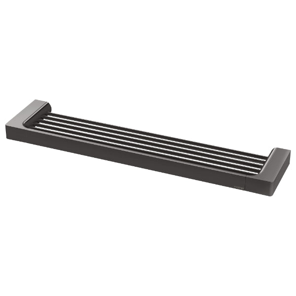 Phoenix Gloss Shower Shelf Brushed Carbon 465mm by PHOENIX Style