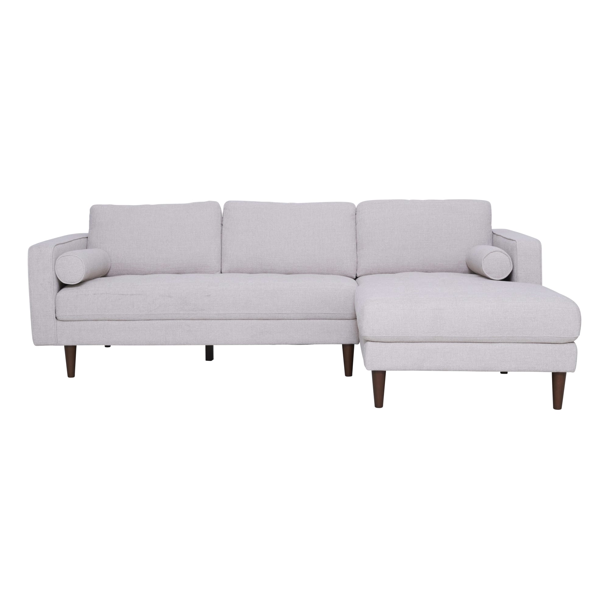 Kobe 3 Seater Sofa + Chaise RHF in Chacha Beige by OZ Design - Style ...