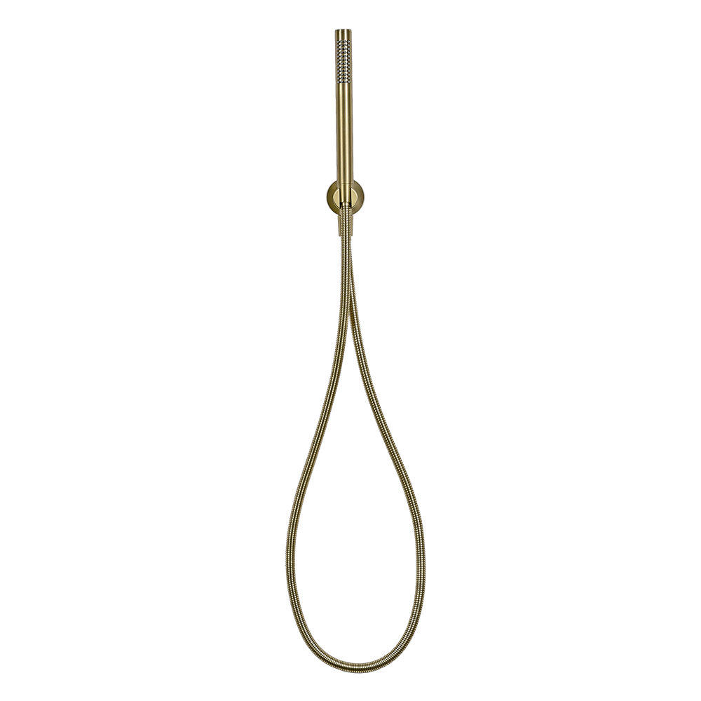 Buildmat Mira Brushed Brass Gold Hand Shower and Hose by Buildmat