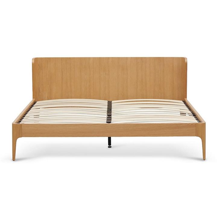 Morton Wooden Platform Bed, King, Natural by Conception Living Style Sourcebook