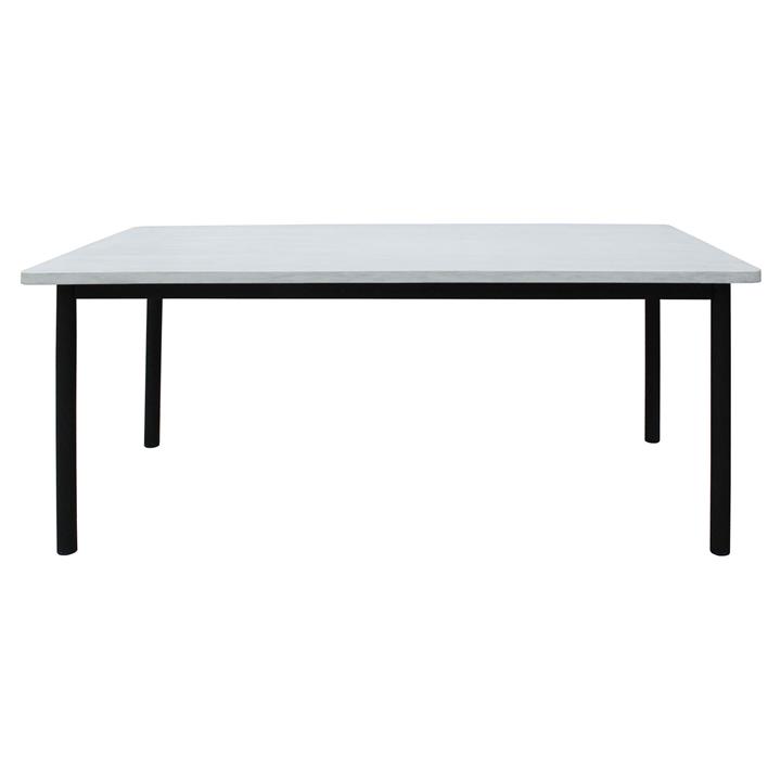 Torrance Concrete Top Outdoor Dining Table, 180cm by Dodicci Style Sourcebook