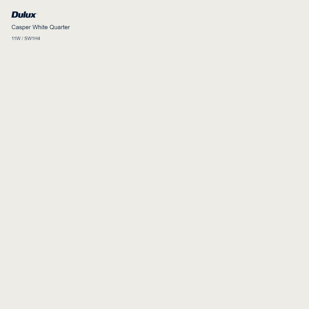 Casper White Quarter by Dulux - Style Sourcebook