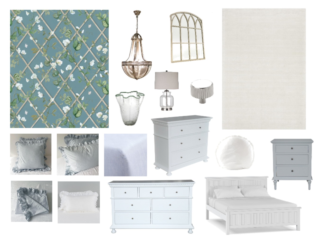Trellis Bedroom Interior Design Mood Board by Sterlingrose - Style ...