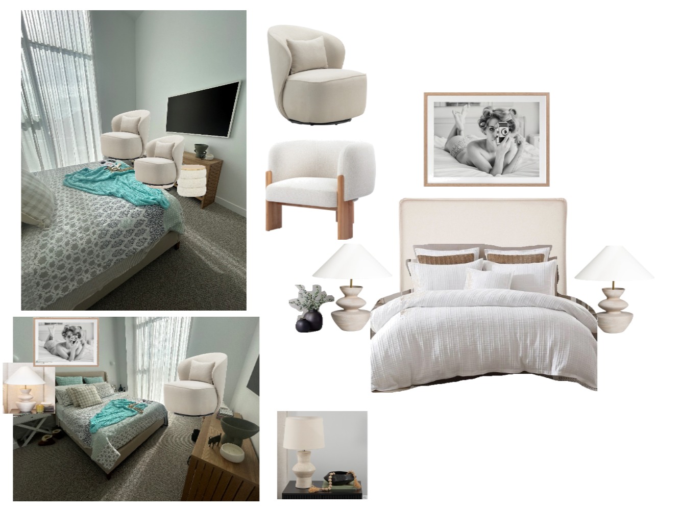 Michele Bedroom Interior Design Mood Board by info@luxeips.com - Style ...