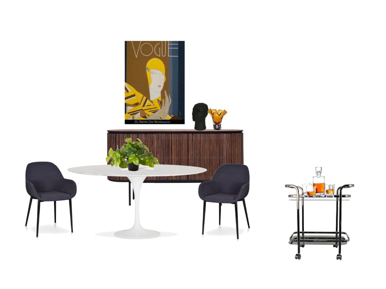 Dora - Dining Area Interior Design Mood Board by nene&uke - Style ...