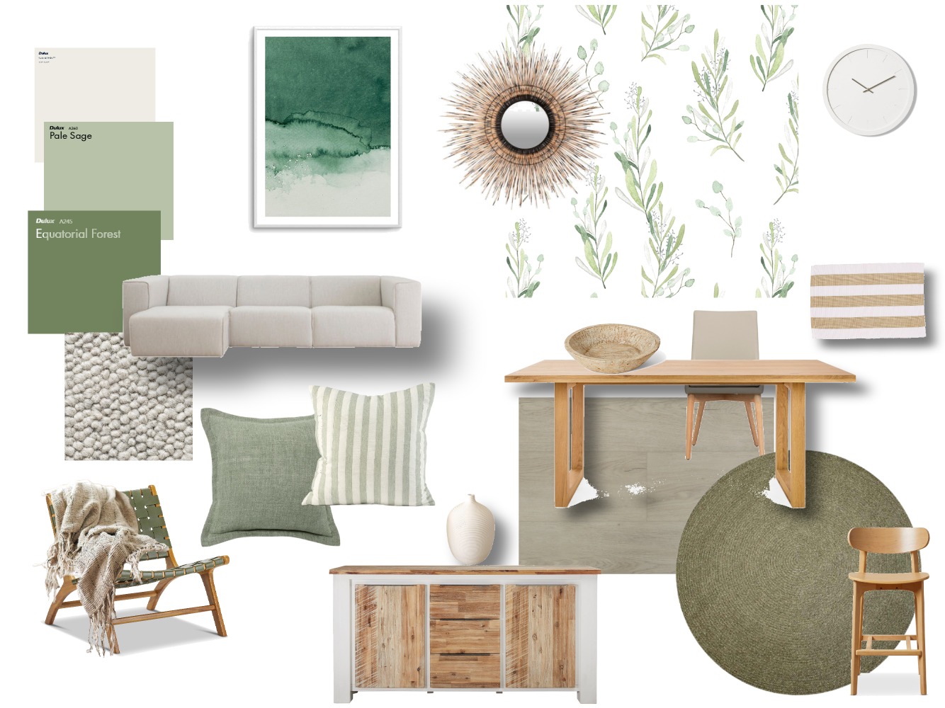 Living/Dining Board Interior Design Mood Board by nathaliefayeinteriors ...