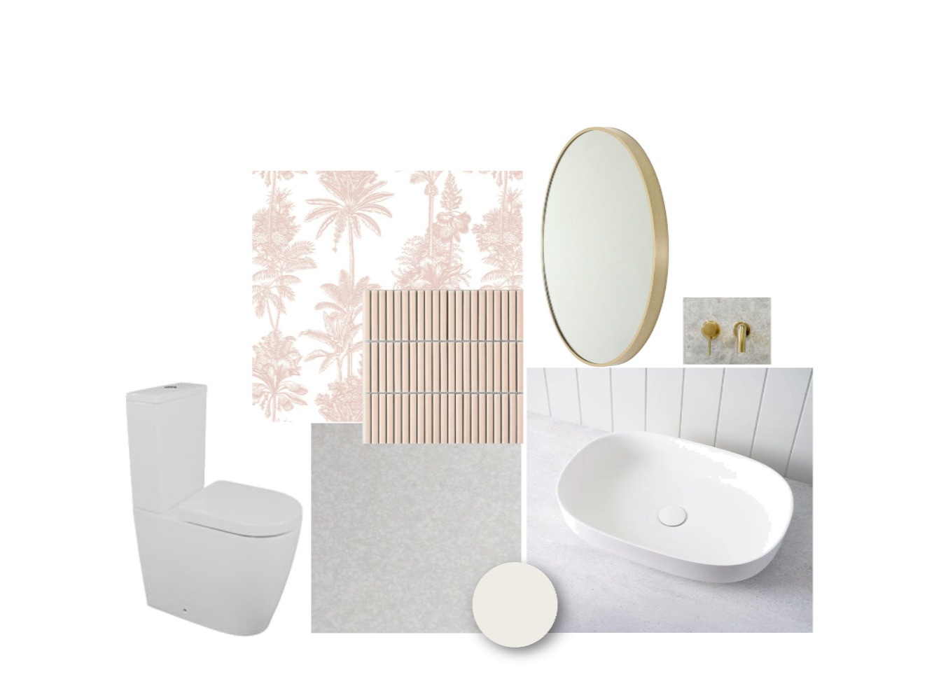 Powder room - Project Ferny Creek Interior Design Mood Board by ...