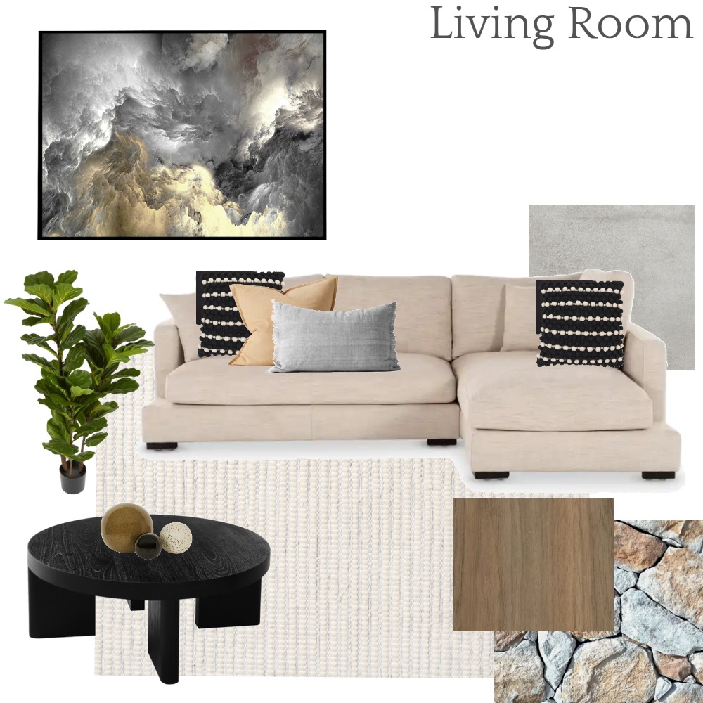 Living Room Interior Design Mood Board by Embellish Interiors - Style ...