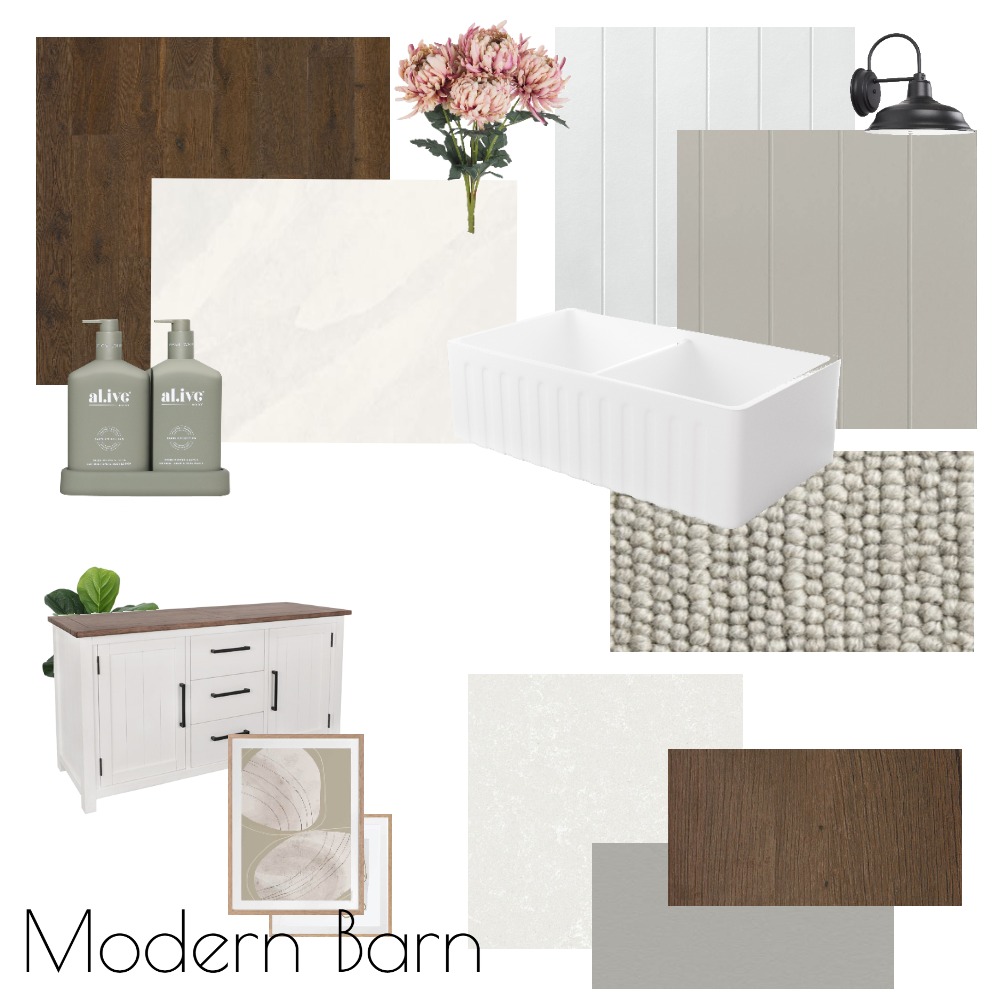 Modern Barn Interior Design Mood Board by Hermitage Building Group Pty ...