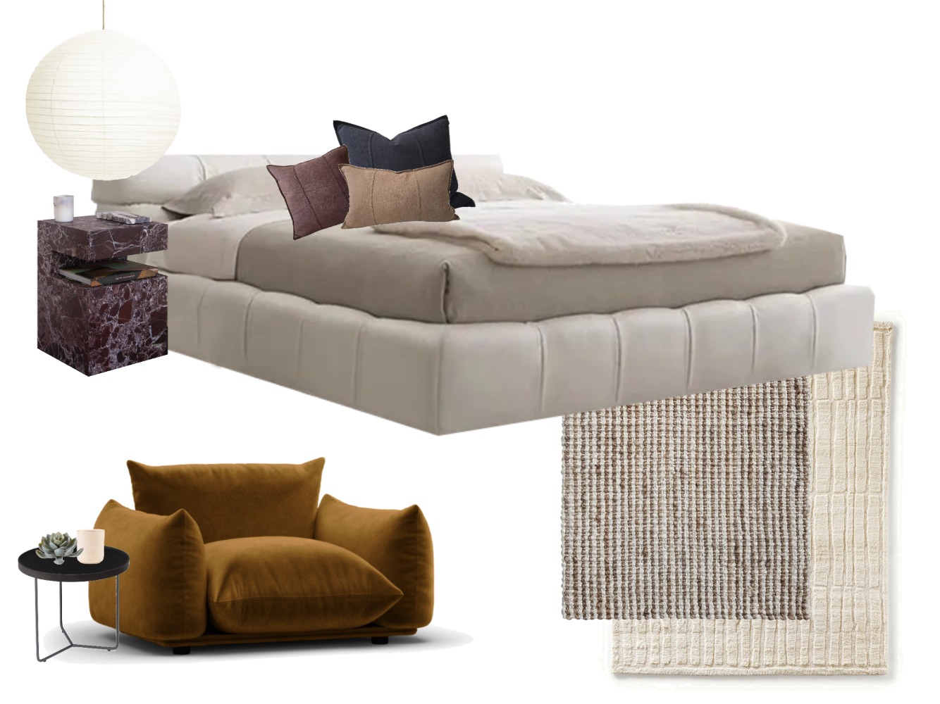 UL master bedroom mood board Interior Design Mood Board by lisahardie ...