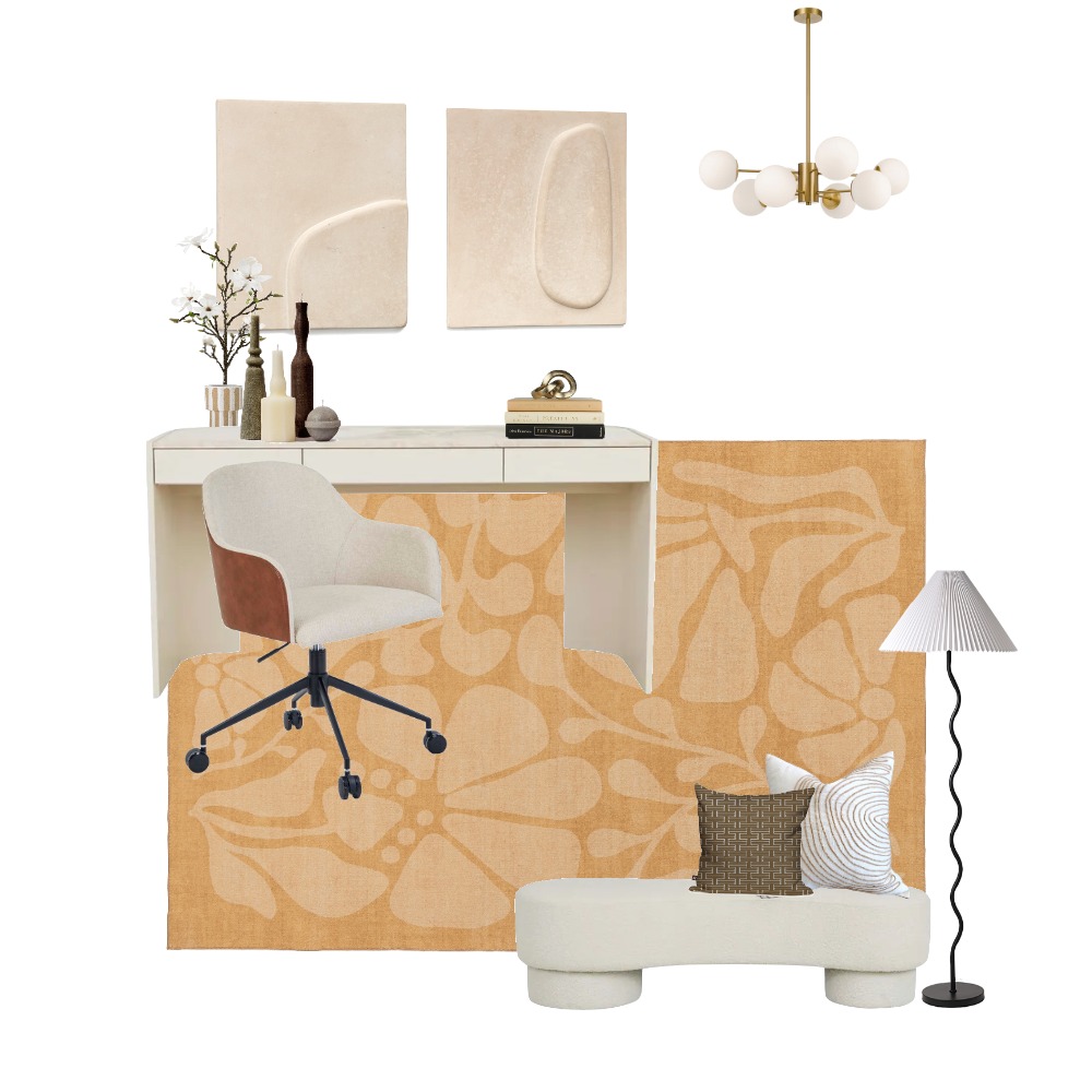 Soft & Sweet Office Space by Fern Interior Design Mood Board by Miss ...