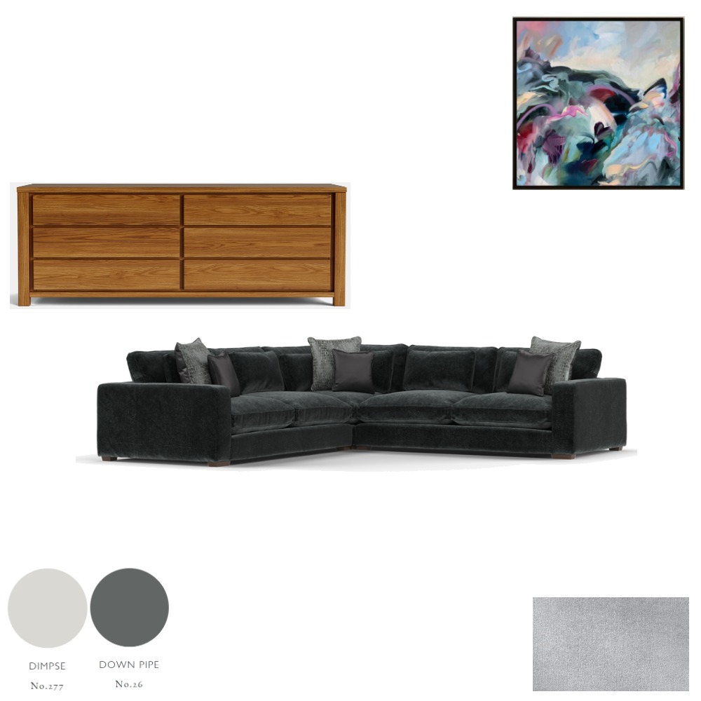 Hinchliffe Lounge Dark sofa Interior Design Mood Board by Steph Smith ...