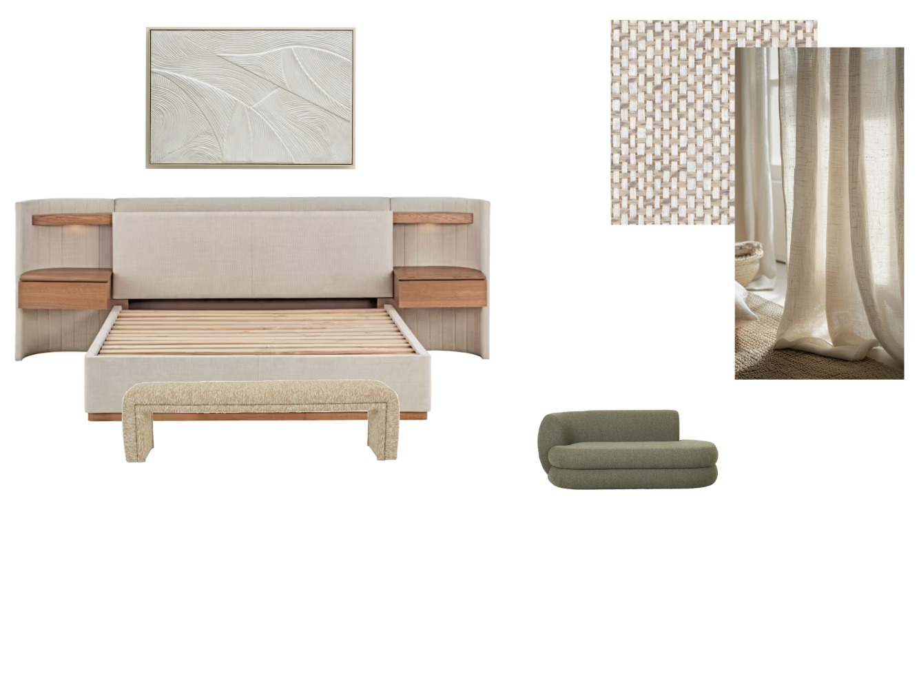 Sunshine Coast Main Bedroom Interior Design Mood Board by Eliza Grace ...