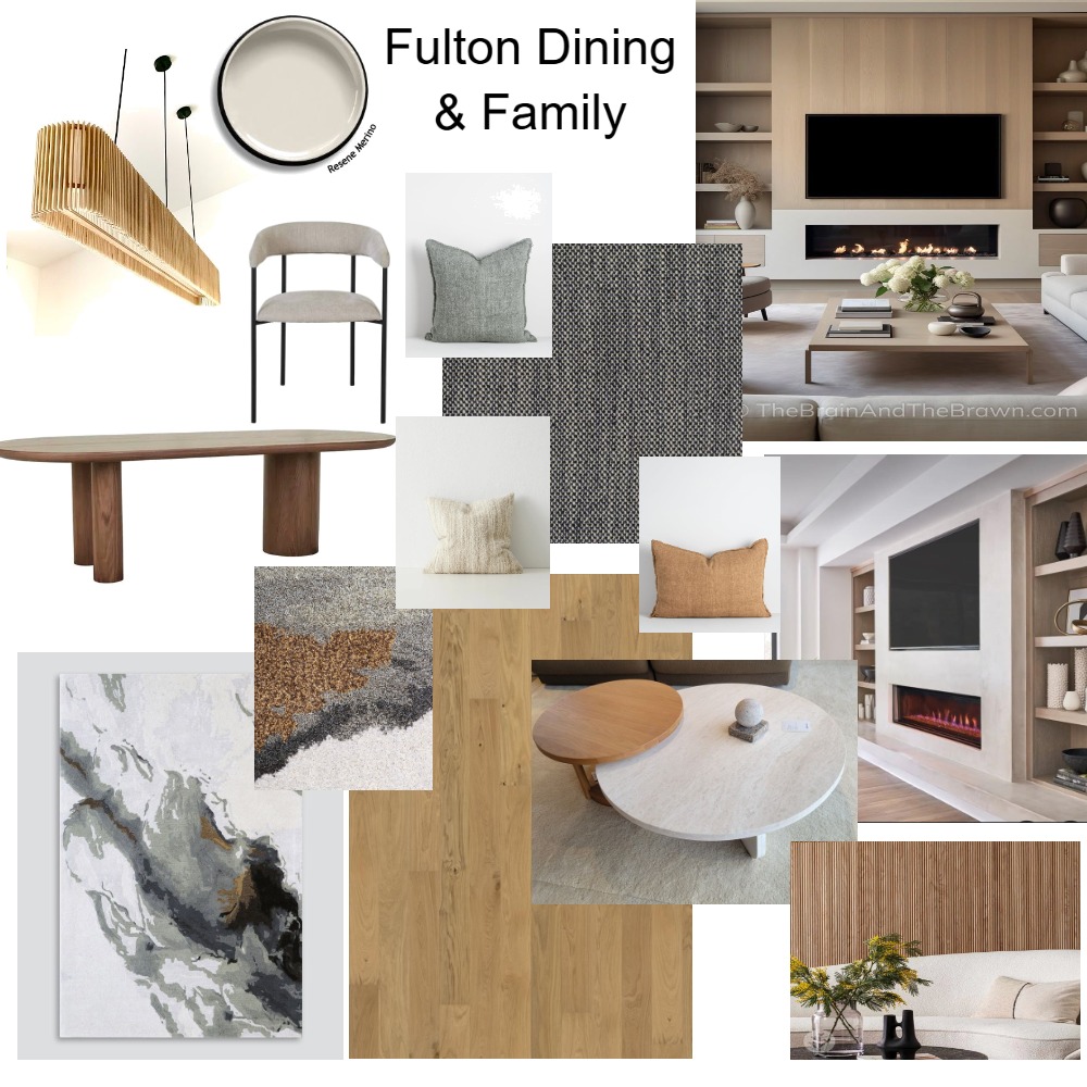Fulton Apartment - Dining & Family Interior Design Mood Board by JJID ...