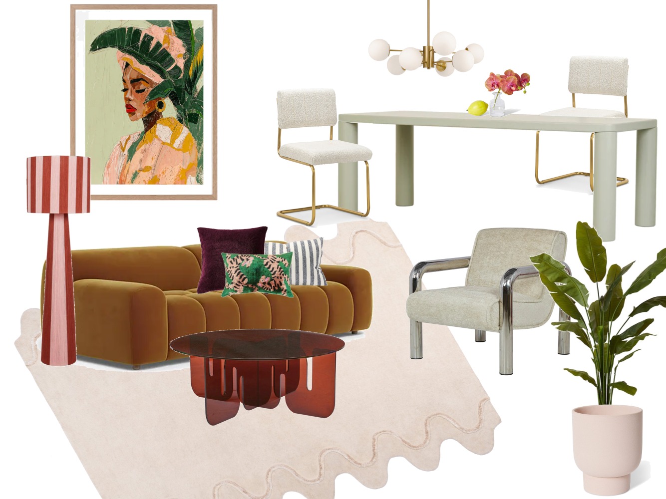 Parkyn Living Dining Interior Design Mood Board by Curate sc - Style ...