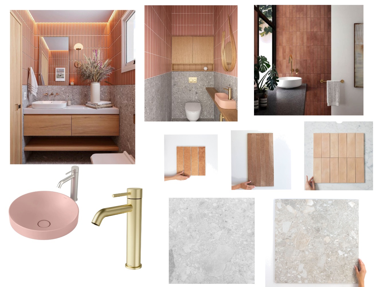 Powder Room 2 - Family Interior Design Mood Board by Cobblestone ...