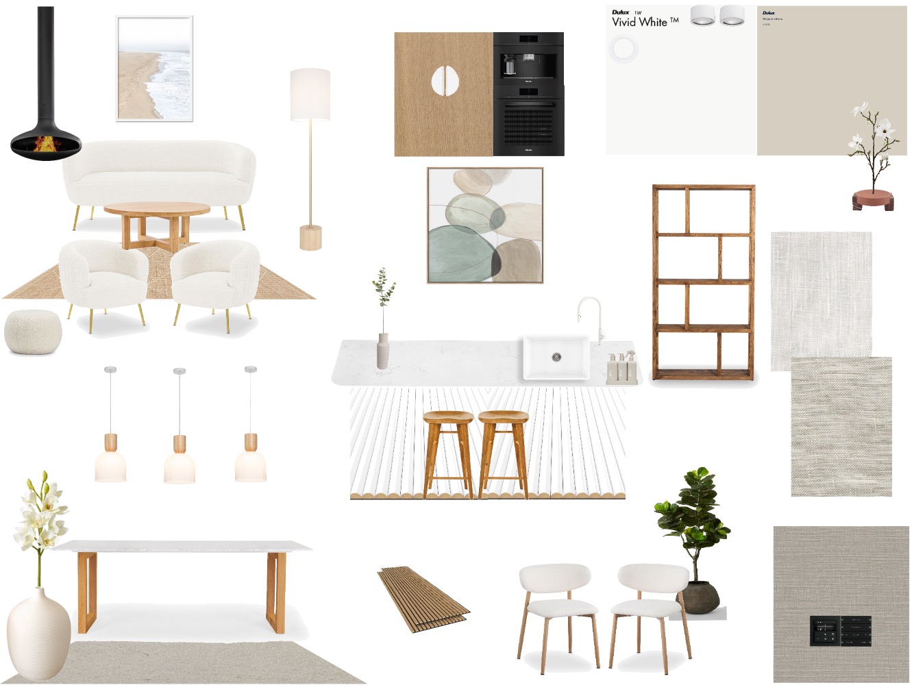 Japandi Kitchen v2_20 Interior Design Mood Board by Viola Silec - Style ...