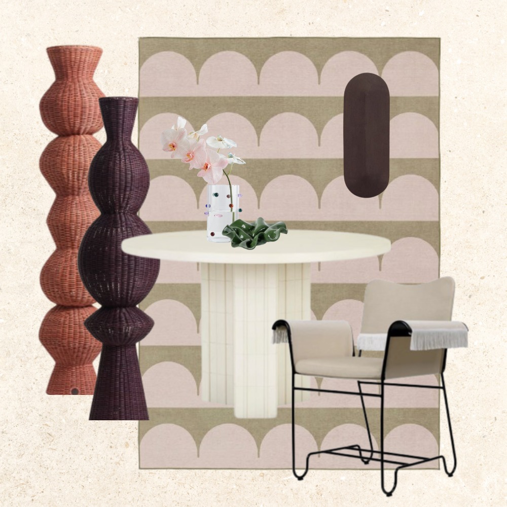 Moditerranean Outdoor Dining Space by Janelle Interior Design Mood ...