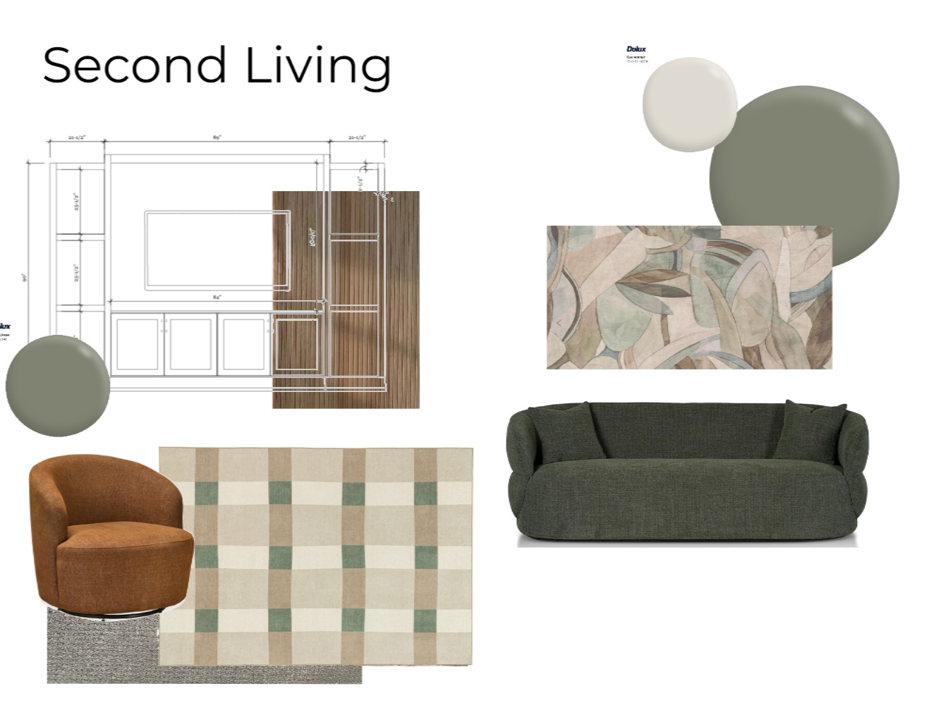 Faye and Ian second living sample board Interior Design Mood Board by ...