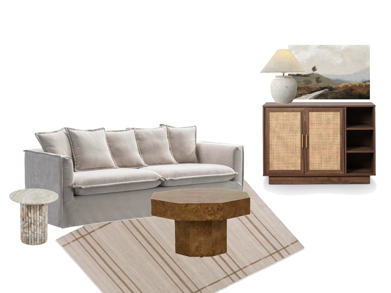 Modern Farmhouse Sample Board Interior Design Mood Board by SFK - Style ...