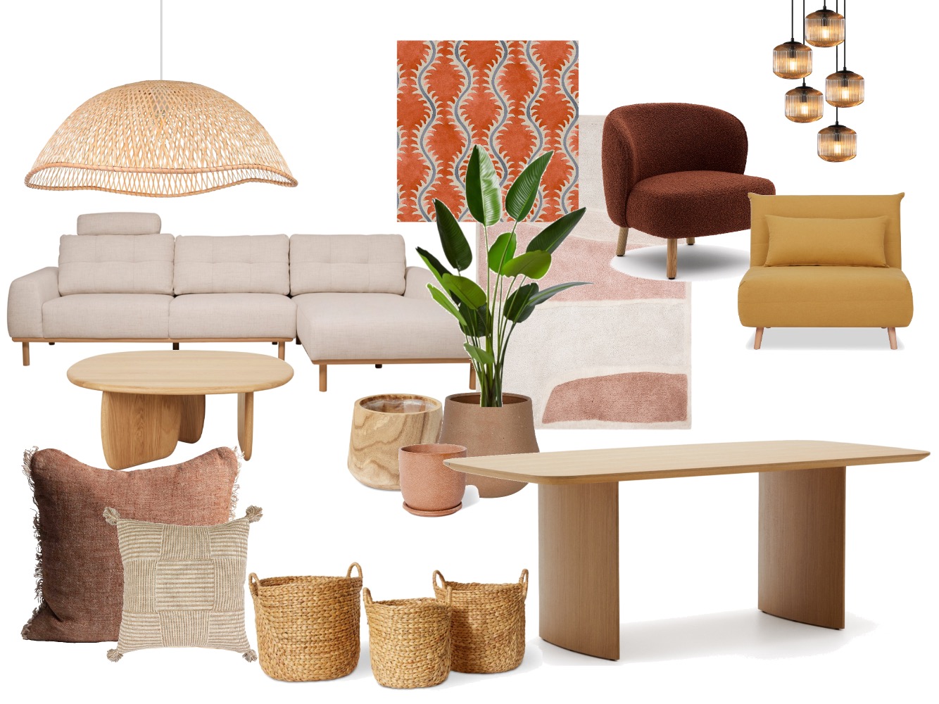 “Bohemian Pulse.” Interior Design Mood Board by Katia.angeles - Style ...