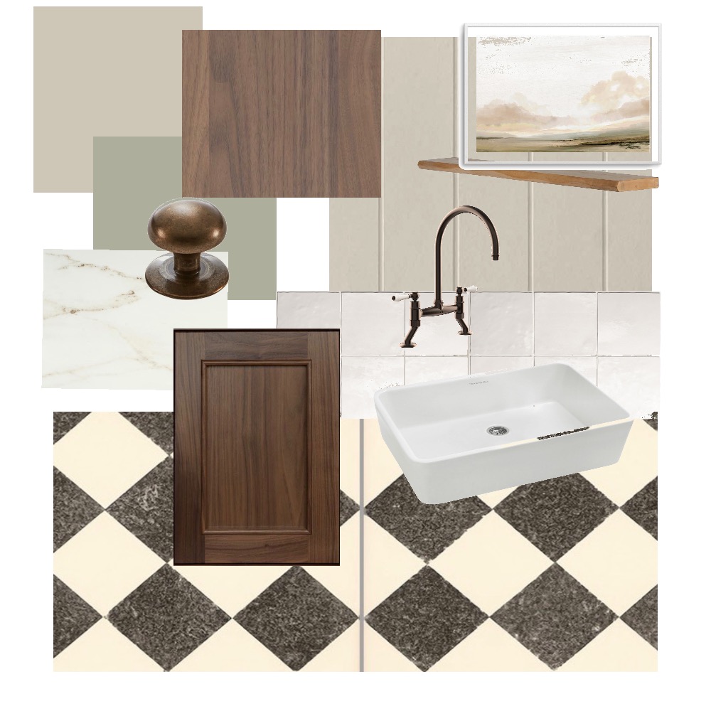 Paddington Terrace House Victorian Laundry Interior Design Mood Board ...
