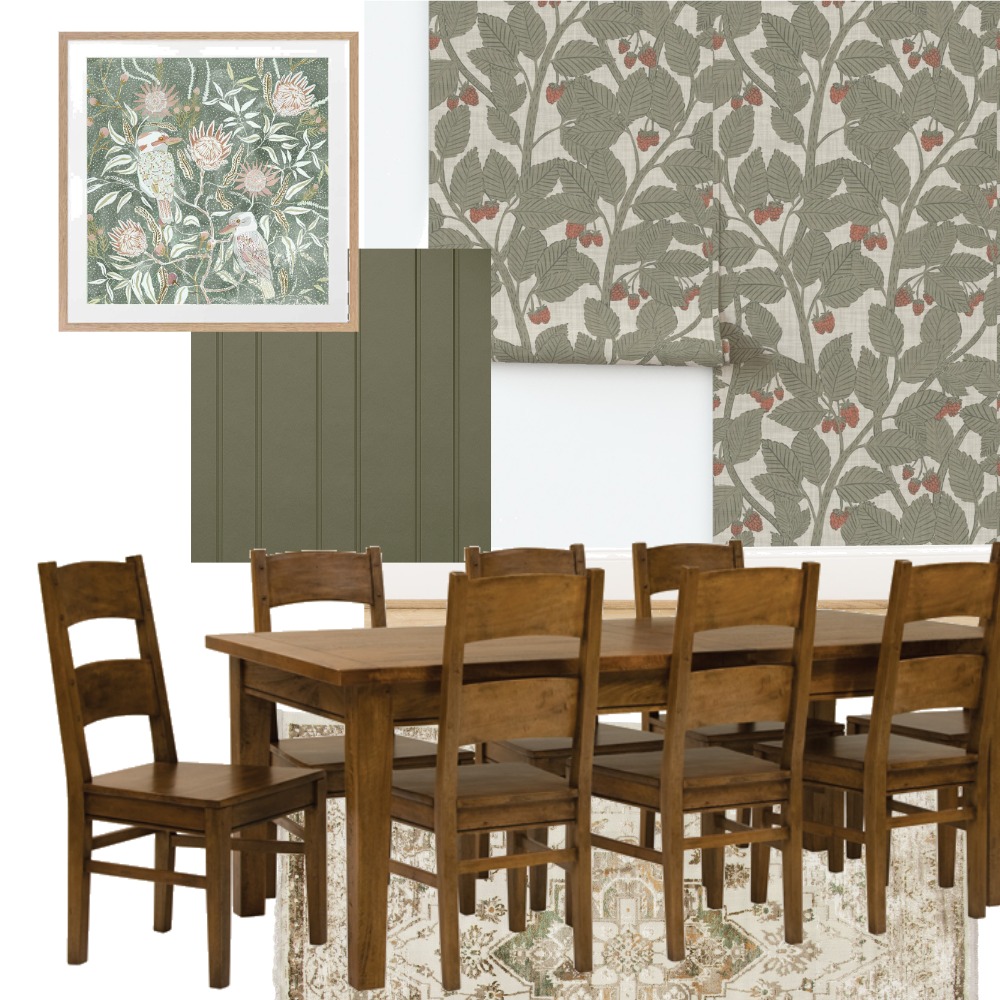 Cottagecore Dining Room Interior Design Mood Board by latheandquill ...