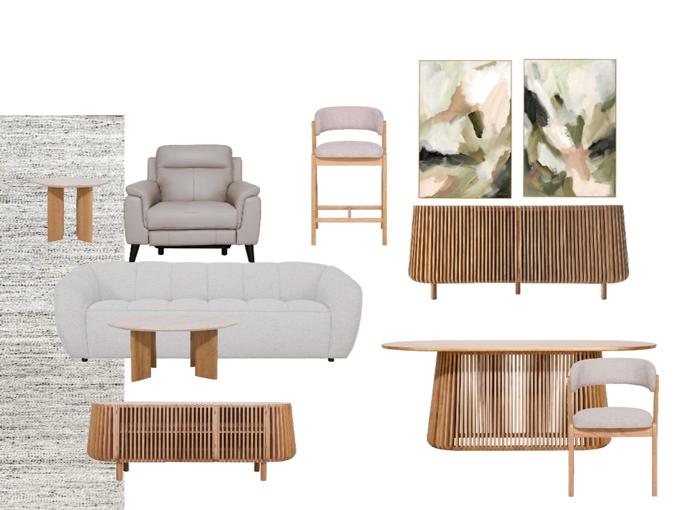 Phoebe & Pila Interior Design Mood Board by Larissa Oz Design - Style ...