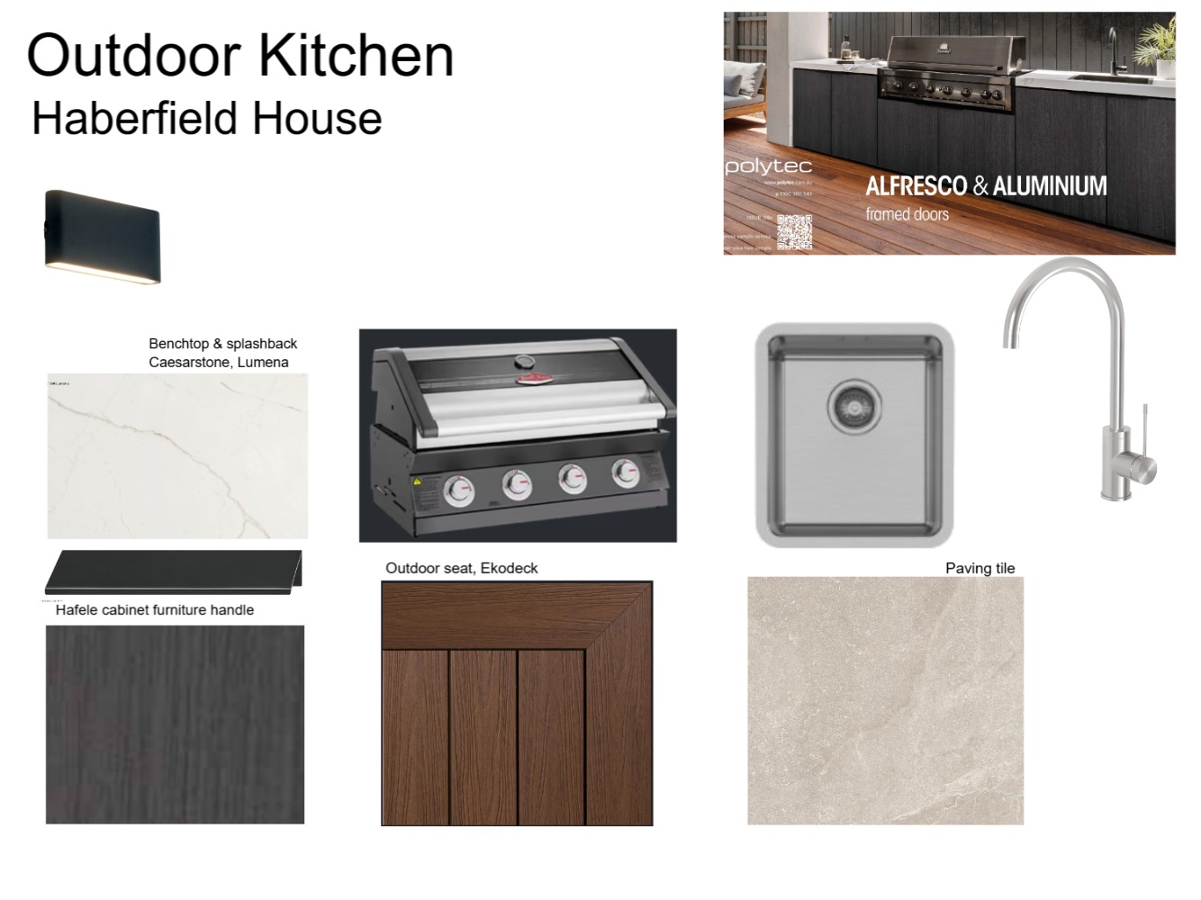 Outdoor kitchen Interior Design Mood Board by Cunningham Gill ...